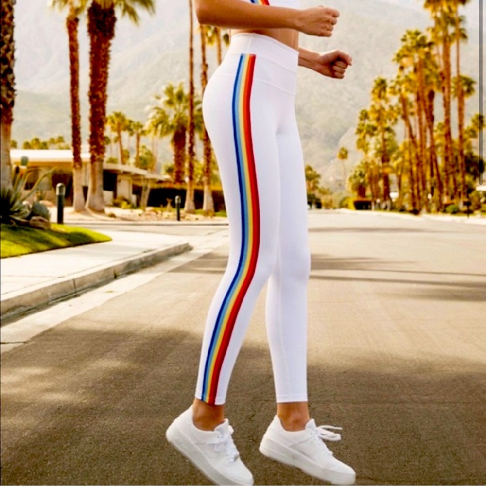 Spiritual Gangster Rainbow Leggings